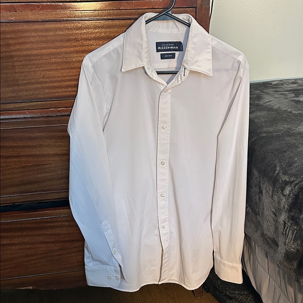 Mizzen+Main Classic White Dress Shirt